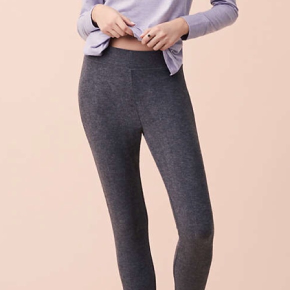 LOFT Pants - Ann Taylor Loft Lounge Leggings Heathered Gray XLP